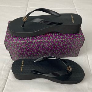Tory Burch Cut Out Wedge Flipflop